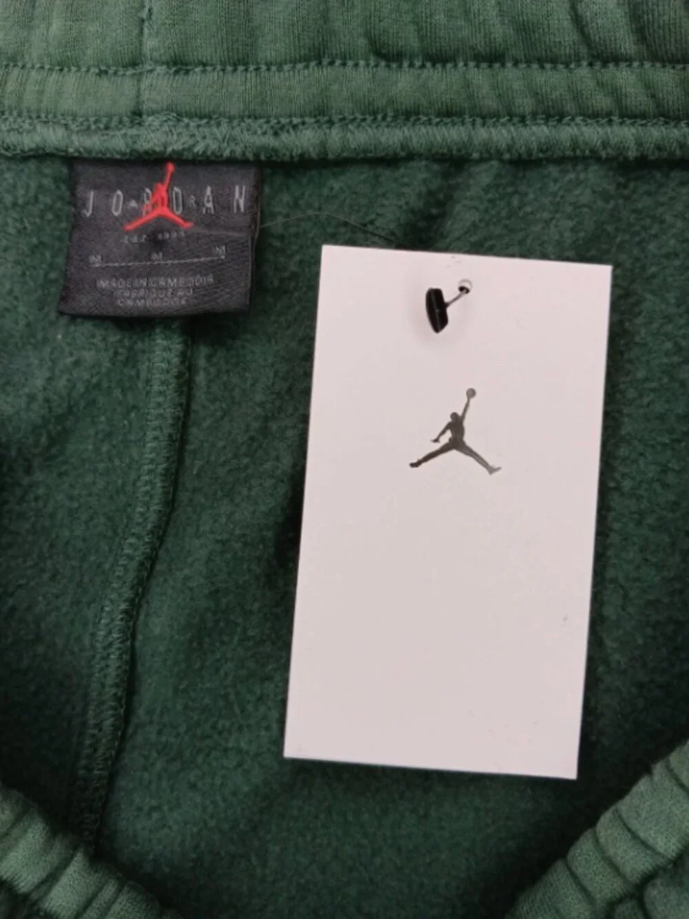 Mens Jordan Flight Fleece Chicago Pants Midnight Green HV9681-050 Size Medium